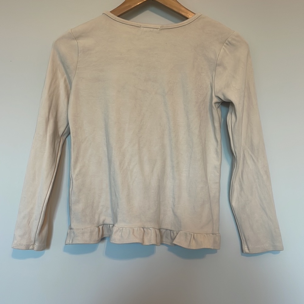 Copper Key Sweatshirt Ruffle Cardigan Sz L - Picture 5 of 5